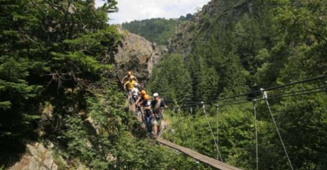 Via Ferrata du Gouffre d’enfer à Planfoy