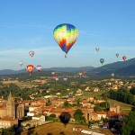 Rassemblement de montgolfières sur Annonay